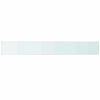 vidaXL Panneaux d'&eacute;tag&egrave;re 2 pcs Verre Transparent 110 x 15 cm