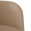 vidaXL Canap&eacute; causeuse cappuccino 110 cm similicuir