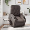 vidaXL Fauteuil inclinable &eacute;lectrique marron similicuir