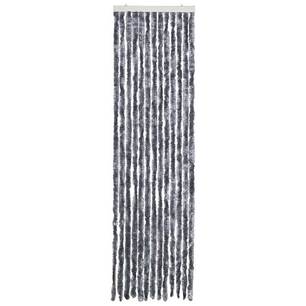 vidaXL Moustiquaire Argent&eacute; 56x185 cm Chenille