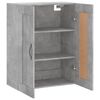 vidaXL Armoire murale gris b&eacute;ton 69,5x34x90 cm bois d'ing&eacute;nierie
