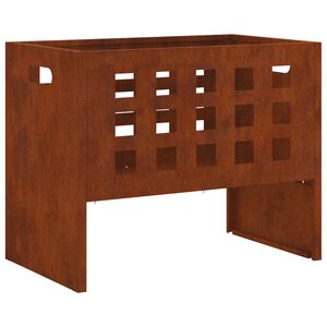 vidaXL Boule de feu Marron 50 x 30 x 40 cm Acier