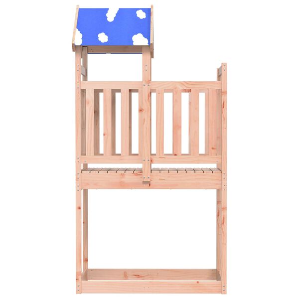 vidaXL Tour de jeu Marron 52,5 x 110,5 x 215 cm Bois solide de Douglas