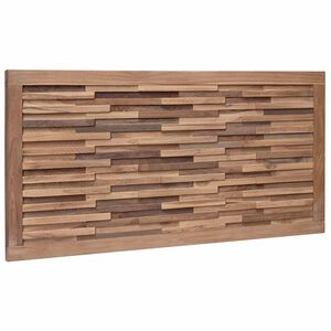 vidaXL T&ecirc;te de lit Naturel Bois de teck massif