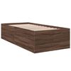 vidaXL Cadre de lit sans matelas ch&ecirc;ne marron 90x190 cm