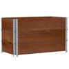 vidaXL Jardini&egrave;re marron 100x50 cm bois massif de pin