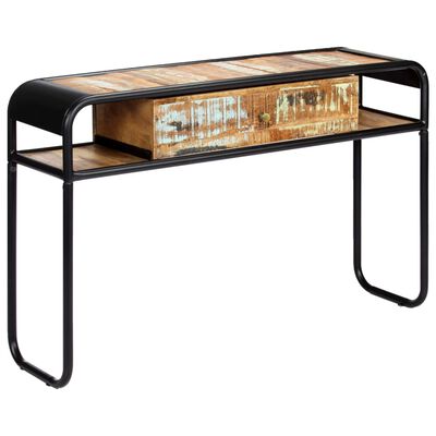 vidaXL Table console 118 x 30 x 75 cm Bois de récupération massif