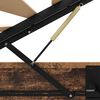 vidaXL Cadre de lit ottoman Bois ancien 203 x 180 x 25 cm