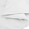 vidaXL Duvet d'été simple Blanc 155 x 220 cm Plume