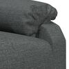 vidaXL Fauteuil Gris fonc&eacute; Tissu