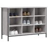 vidaXL Armoire &agrave; chaussures sonoma gris 100x35x70 cm bois d'ing&eacute;nierie