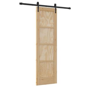 vidaXL Porte coulissante ORKDAL 61 x 198,5 cm Bois de pin massif
