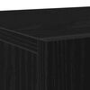 vidaXL Buffet Chêne noir 90 x 34 x 80 cm Bois d'ingénierie