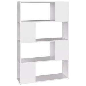 vidaXL Biblioth&egrave;que/S&eacute;parateur de pi&egrave;ce Blanc Bois d'ing&eacute;nierie
