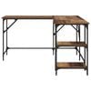 vidaXL Bureau Bois Ancien 139 x 139 x 75 cm Bois d'ing&eacute;nierie