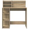 vidaXL Bureau Ch&ecirc;ne Sonoma 90 x 48 x 101,5 cm Bois d'ing&eacute;nierie