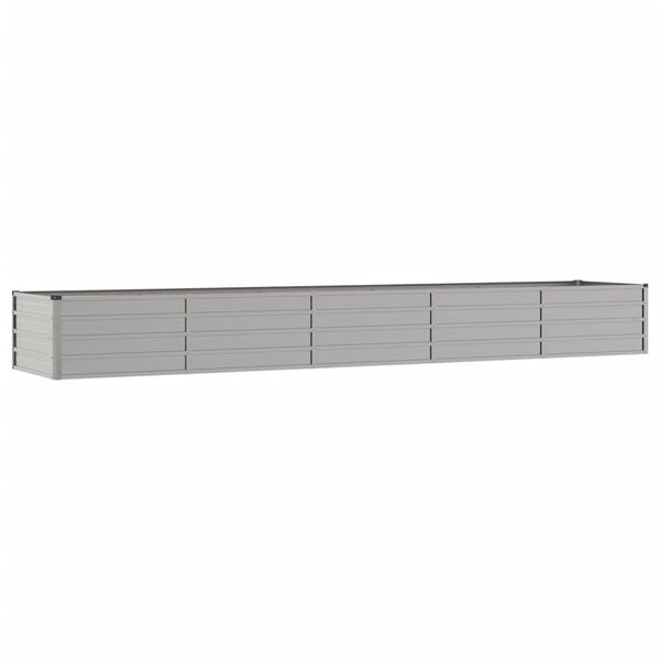vidaXL Lit sur&eacute;lev&eacute; de jardin rouill&eacute; 400x80x45 cm acier corten