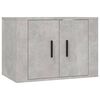 vidaXL Ensemble de meubles TV 3 pcs Gris b&eacute;ton Bois d'ing&eacute;nierie