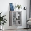 vidaXL Armoire murale sonoma gris 69,5x34x90 cm