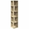 vidaXL Armoire d'angle Ch&ecirc;ne sonoma 33x33x164,5 cm Bois d'ing&eacute;nierie
