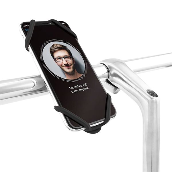 BoneCollection Support pour smartphone Bike Tie 2 Noir