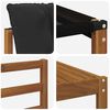 vidaXL Ensemble de canap&eacute;s d'ext&eacute;rieur 7 pcs Naturel et Noir