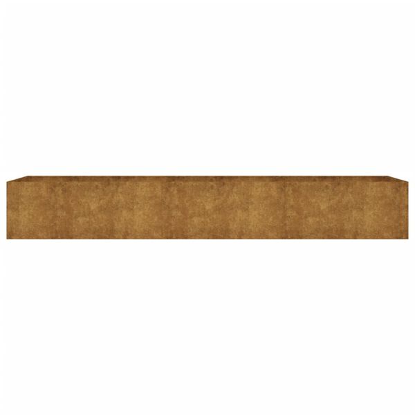 vidaXL Lit sur&eacute;lev&eacute; de jardin 280x80x40 cm acier corten
