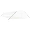 vidaXL Serre avec cadre en acier blanc 108 m&sup2; 18x6x2,85 m