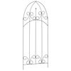 vidaXL Supports pour plantes grimpantes 3 pcs Noir 40x100 cm Fer