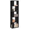 vidaXL Biblioth&egrave;que Ch&ecirc;ne noir 45 x 23,5 x 162,5 cm