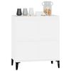 vidaXL Buffet Blanc 60x35x70 cm Bois d'ing&eacute;nierie