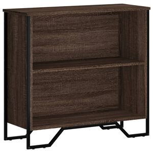 vidaXL Biblioth&egrave;que ch&ecirc;ne marron 80x31x74,5 cm bois d'ing&eacute;nierie