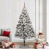 vidaXL Sapin de No&euml;l artificiel Blanc 240 cm PVC, Acier et Plastique