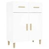 vidaXL Buffet blanc 69,5x34x89 cm bois d&rsquo;ing&eacute;nierie