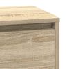 vidaXL Cabinet de chevet avec tiroir Ch&ecirc;ne Sonoma 39 x 34,5 x 65 cm