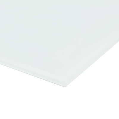 vidaXL Tableau blanc magnétique mural en verre 100 x 60 cm