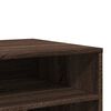 vidaXL Support d'imprimante avec roulettes ch&ecirc;ne marron 60x50x67 cm