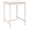 vidaXL Ensemble de bar de jardin 5 pcs blanc bois massif de pin