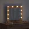 vidaXL Miroir de vanit&eacute; Rectangulaire Ch&ecirc;ne Sonoma 60 x 55 x 18 cm