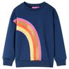 Sweatshirt pour enfants bleu marine 116