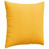vidaXL Coussins de canapé 2 pcs Jaune clair 80 x 80 cm