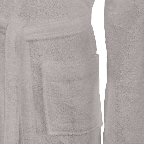 vidaXL Peignoir KINN Gris M Coton