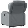 vidaXL Fauteuil inclinable &eacute;lectrique gris similicuir
