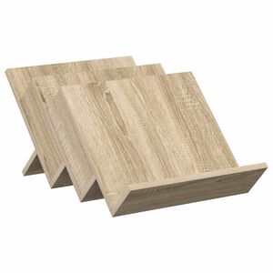 vidaXL &Eacute;tag&egrave;re &agrave; magazines avec &eacute;tag&egrave;re Ch&ecirc;ne Sonoma 53 x 40 x 28,5 cm