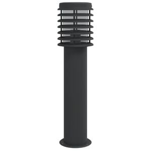 vidaXL Lampadaire d'ext&eacute;rieur noir 60 cm acier inoxydable