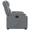 vidaXL Fauteuil inclinable électrique gris similicuir