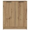 vidaXL Armoire &agrave; chaussures ch&ecirc;ne artisanal bois d'ing&eacute;nierie