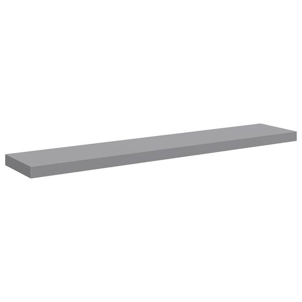 vidaXL &Eacute;tag&egrave;re murale flottante gris 120x23,5x3,8 cm MDF