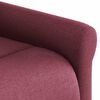 vidaXL Fauteuil inclinable de massage &eacute;lectrique Rouge bordeaux Tissu