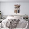 vidaXL T&ecirc;te de lit avec armoires Gris b&eacute;ton Bois d'ing&eacute;nierie